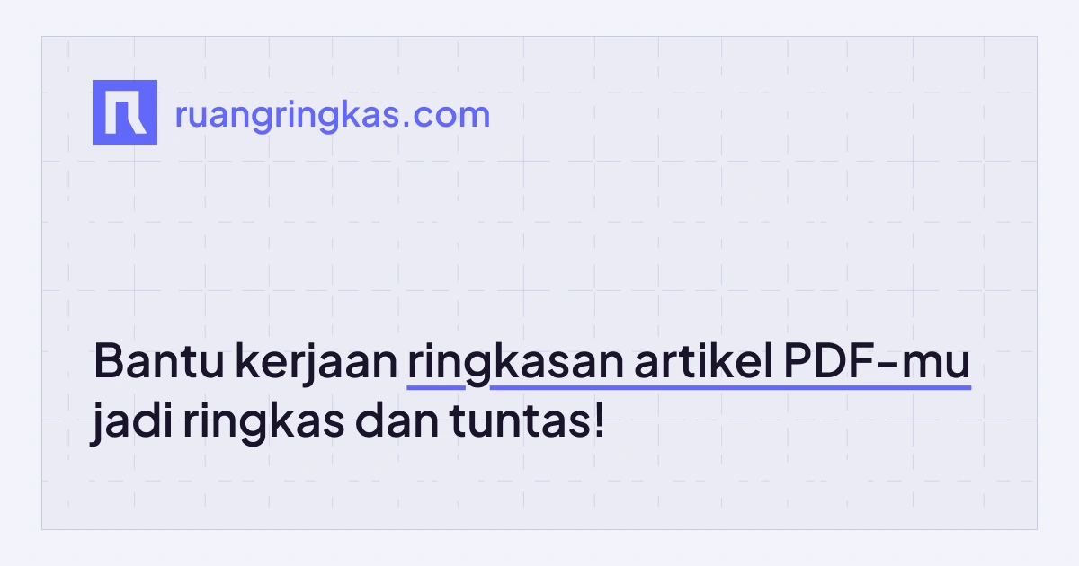 Panduan cara meringkas jurnal ilmiah